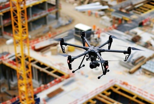 drone-over-construction-stockcake